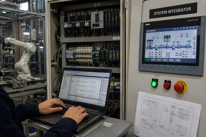 Industrial system integration and control panel work